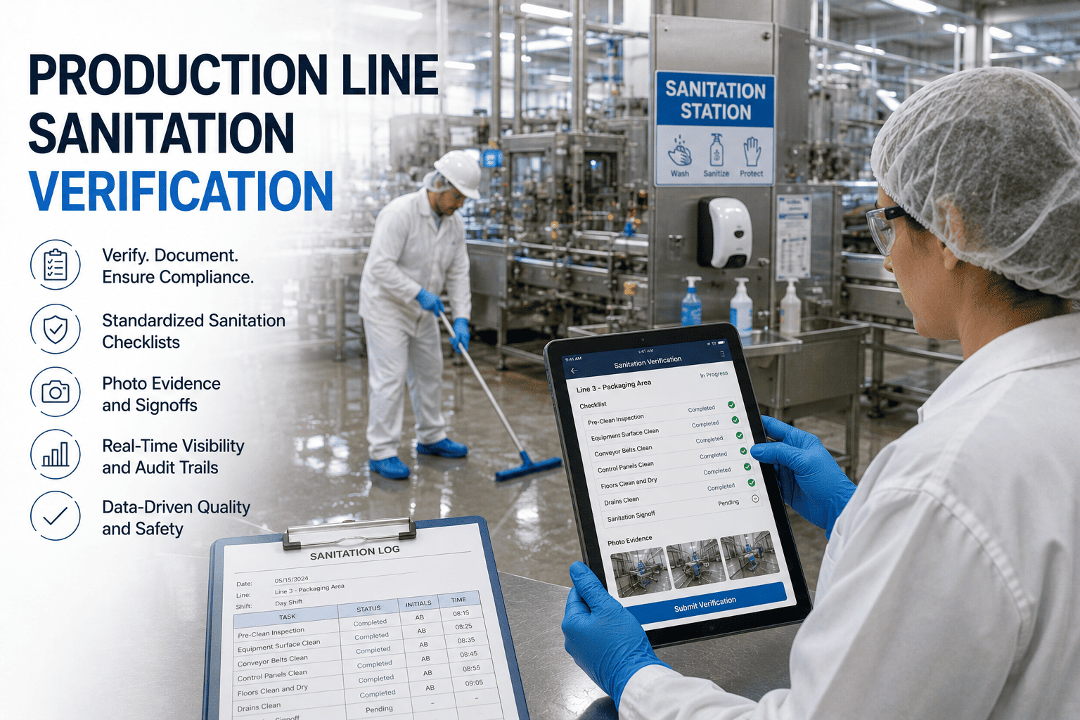 production-line-sanitation-verification