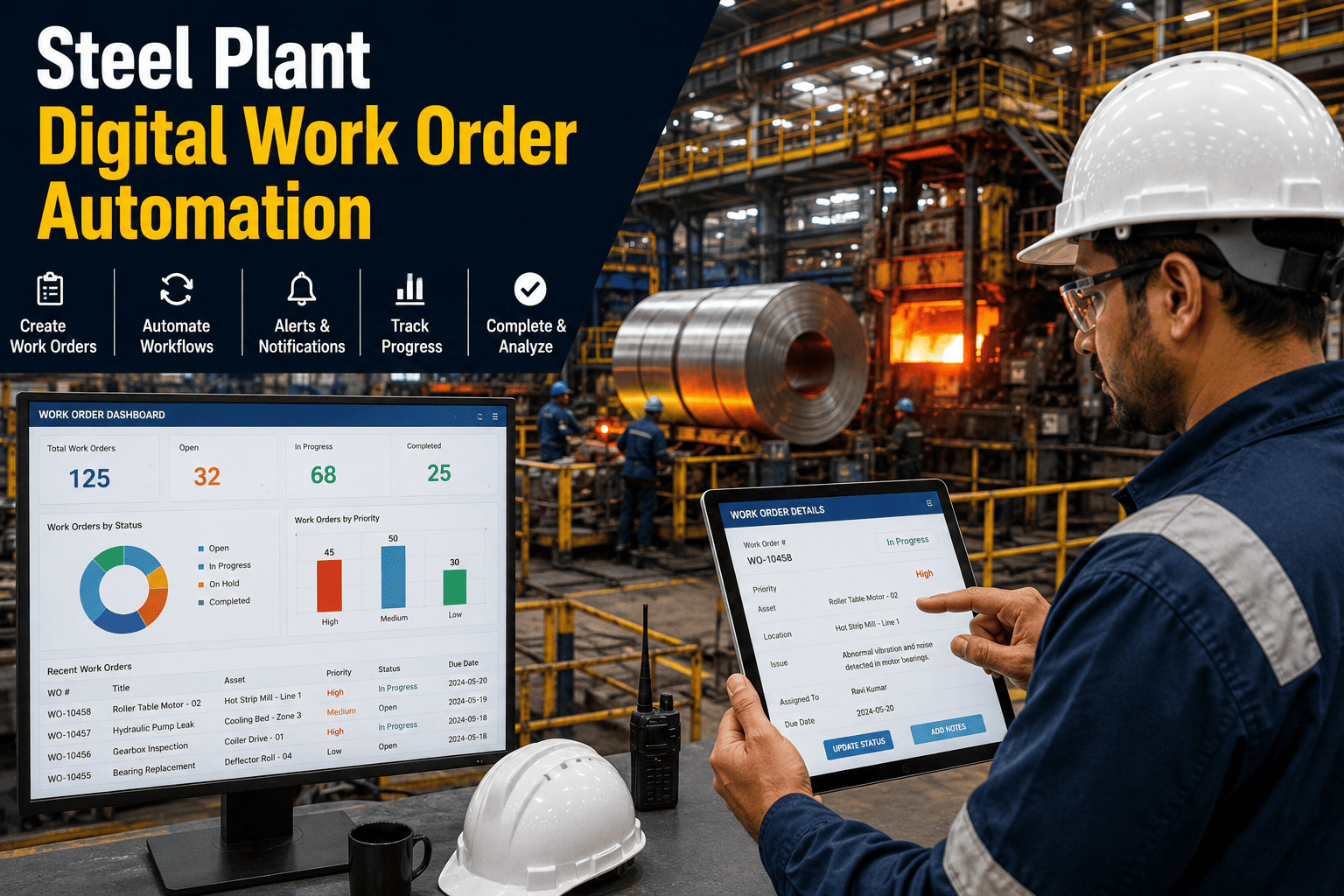 steel-plant-digital-work-order-automation